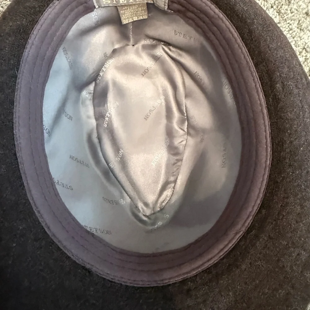 Stetson Gray Wool Blend Fedora